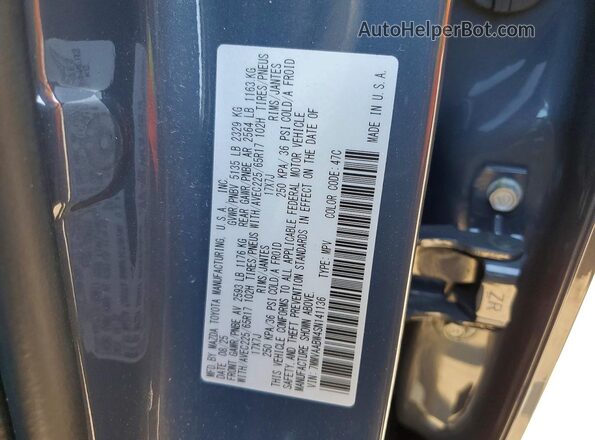 7MMVAABW4SN141136 2025 MAZDA CX-5 Gray VIN sticker view