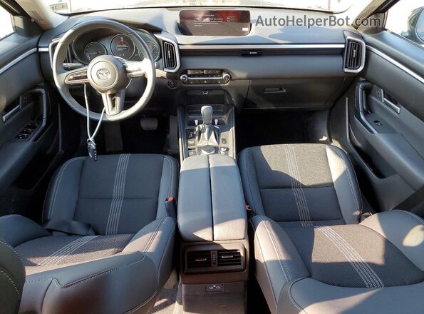 7MMVAABW4SN141136 2025 MAZDA CX-5 Gray Dashboard view