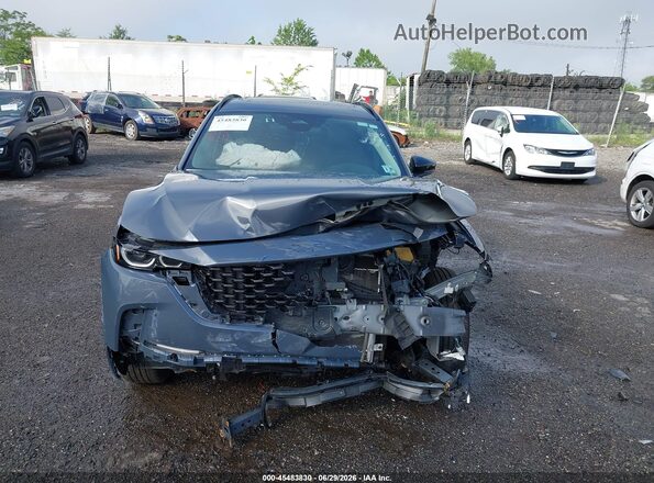 7MMVAADW2SN131055 2025 MAZDA CX-50 HYBRID Gray Rear interior view