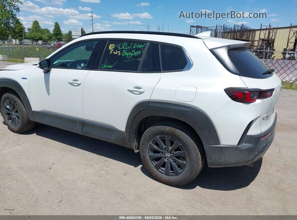 7MMVAADW4SN132157 2025 MAZDA CX-50 HYBRID White Սալոնի 360 աստիճան տեսք