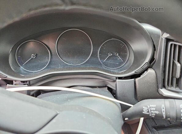 7MMVAADW4SN133132 2025 MAZDA CX-5 White Вид щитка приладів
