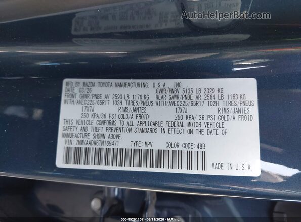 7MMVAADW6TN169471 2026 MAZDA CX-50 HYBRID Gray Widok komory silnika