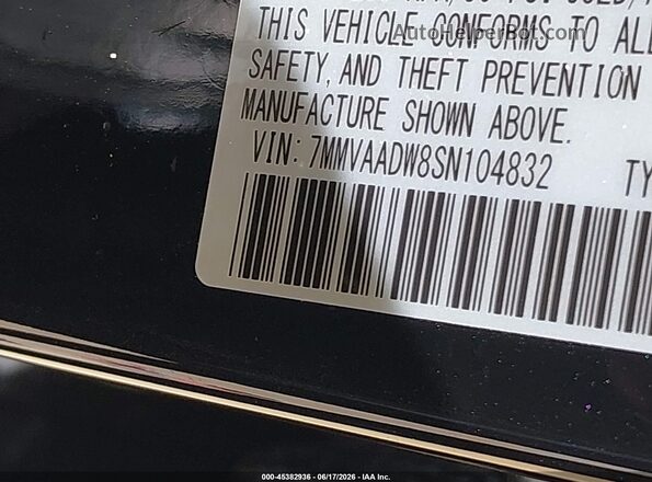 7MMVAADW8SN104832 2025 MAZDA CX-50 HYBRID Black Widok komory silnika