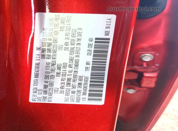 7MMVAADWXTN149367 2026 MAZDA CX-5 Красный 