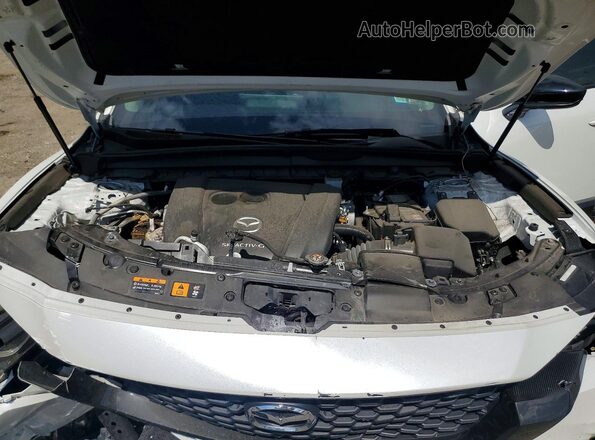 7MMVABAM0RN222893 2024 MAZDA CX-5 White Vista del compartimento del motor