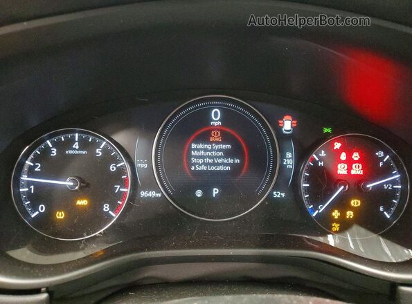 7MMVABAM4RN163301 2024 MAZDA CX-5 White Vista del cuadro de instrumentos