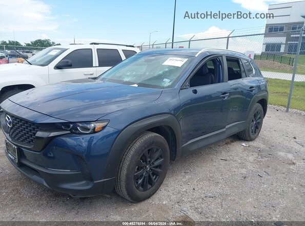 7MMVABAM6SN345684 2025 MAZDA CX-5 Синий Передняя левая четверть