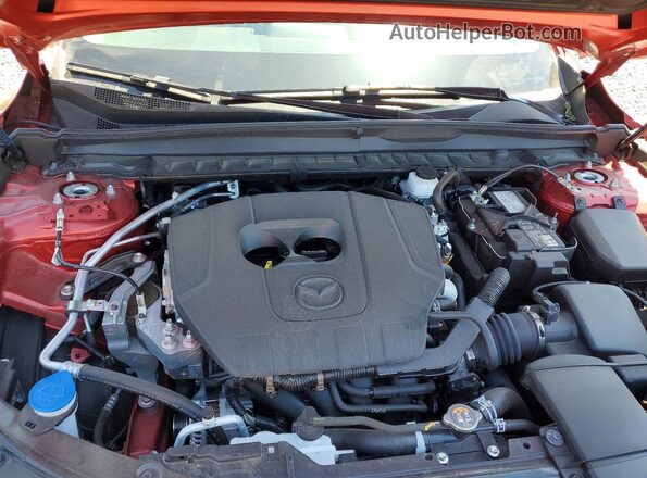 7MMVABBM0SN350894 2025 MAZDA CX-5 Burgundy ძრავის განყოფილების ხედი