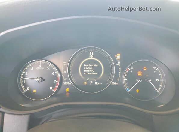 7MMVABBM0SN379750 2025 MAZDA CX-5 Gray Widok zestawu wskaźników