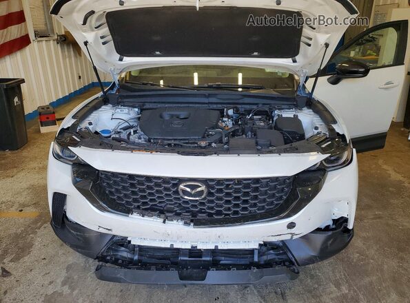 7MMVABBM5SN303084 2025 MAZDA CX-5 White ძრავის განყოფილების ხედი