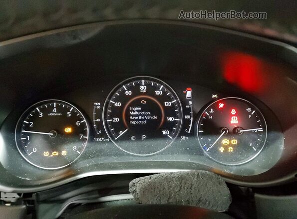 7MMVABBM7RN198848 2024 MAZDA CX-5 Red Widok zestawu wskaźników