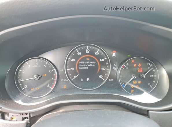 7MMVABCM2PN112504 2023 MAZDA CX-5 White Widok zestawu wskaźników