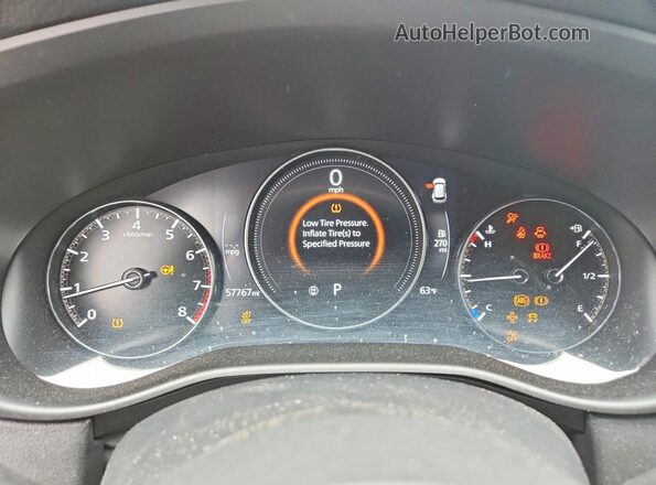 7MMVABCM6PN138104 2023 MAZDA CX-5 White Widok zestawu wskaźników
