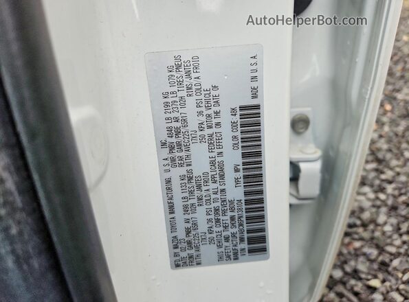 7MMVABCM6PN138104 2023 MAZDA CX-5 White Widok naklejki z numerem VIN