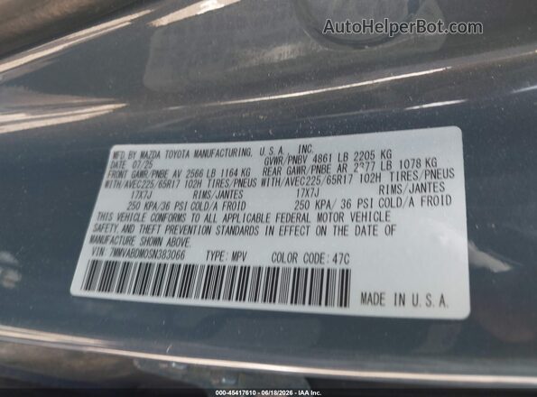 7MMVABDM0SN383066 2025 MAZDA CX-5 Gray Engine compartment view