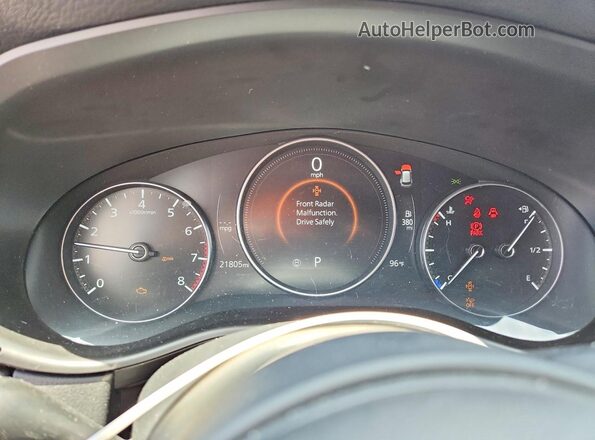 7MMVABDM4RN230863 2024 MAZDA CX-5 Red ხელსაწყოთა პანელის ხედი