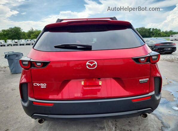 7MMVABDM4RN230863 2024 MAZDA CX-5 Red უკანა ხედი
