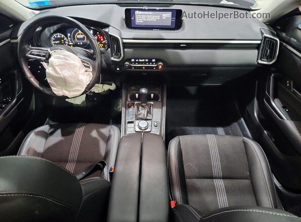 7MMVABDM4RN235836 2024 MAZDA CX-5 Blue Vista del salpicadero