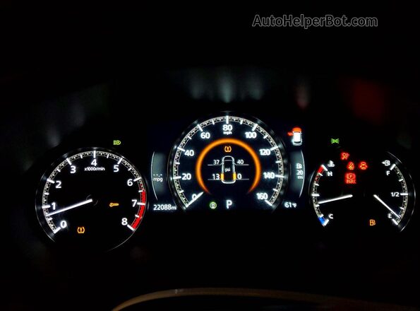 7MMVABDM4SN354038 2025 MAZDA CX-5 Black Instrument cluster view