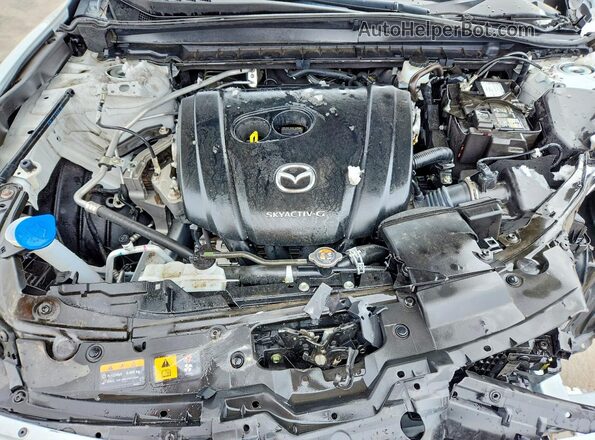 7MMVABDM5RN194729 2024 MAZDA CX-5 White Vista del compartimento del motor