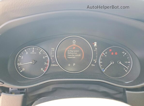 7MMVABDM7RN219257 2024 MAZDA CX-5 Charcoal Instrument cluster view