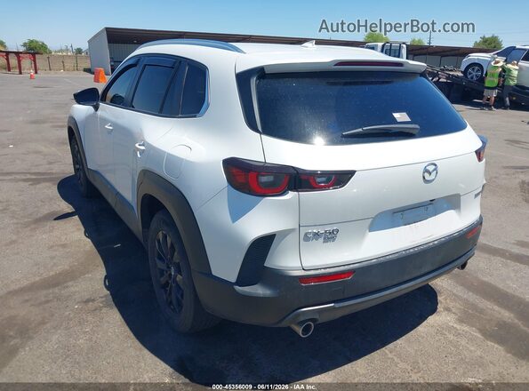 7MMVABDM8SN310317 2025 MAZDA CX-5 White Trasero izquierdo