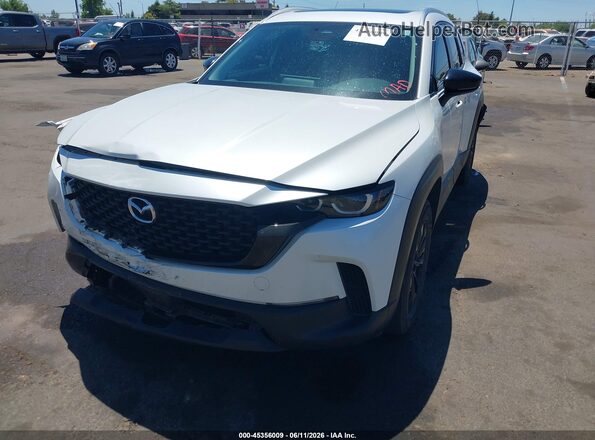 7MMVABDM8SN310317 2025 MAZDA CX-5 White Vista tres cuartos delantera izquierda