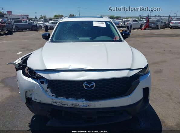 7MMVABDM8SN310317 2025 MAZDA CX-5 White Vista del cuadro de instrumentos