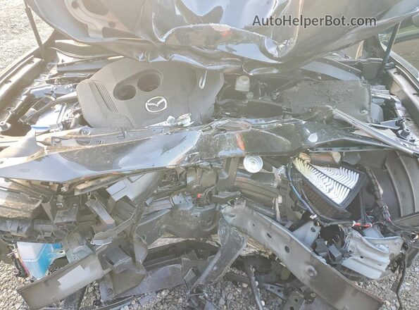 7MMVABDY1SN389512 2025 MAZDA CX-5 Black Vista del compartimento del motor
