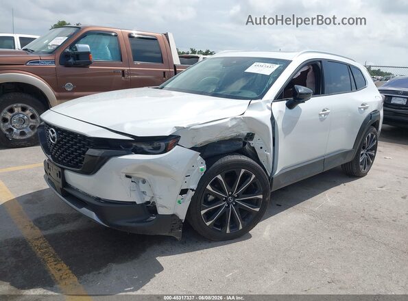 7MMVABDY6RN214652 2024 MAZDA CX-5 White წინა მარცხენა ხედი სამი მეოთხედიდან