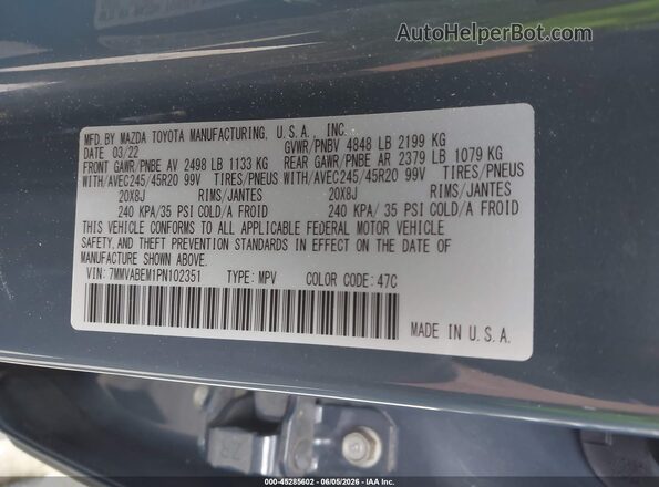 7MMVABEM1PN102351 2023 MAZDA CX-5 Серый Вид подкапотного пространства