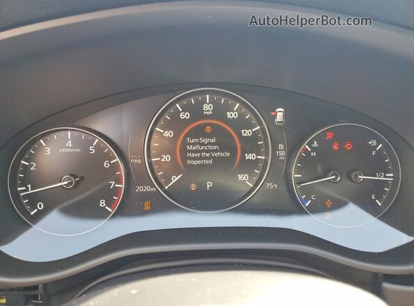 7MMVABEY0TN473482 2026 MAZDA CX-5 Red Instrument cluster view