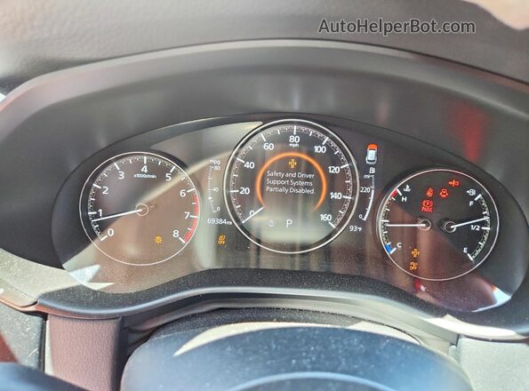 7MMVABEY4PN117963 2023 MAZDA CX-5 White Սարքավորումների վահանակի տեսք