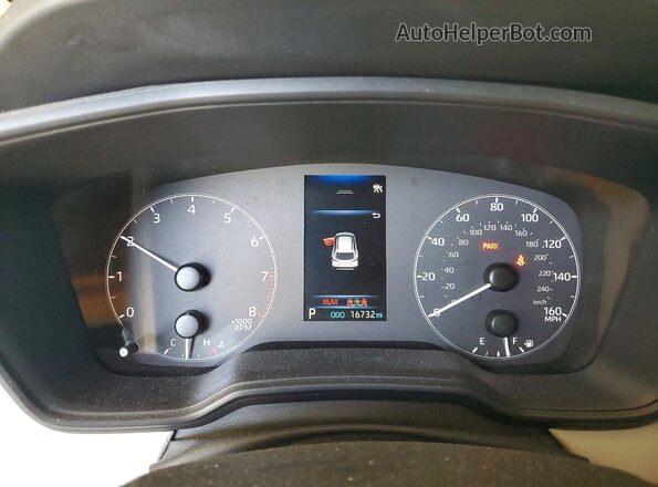 7MUAAAAG8RV093353 2024 TOYOTA COROLLA Gray ხელსაწყოთა პანელის ხედი