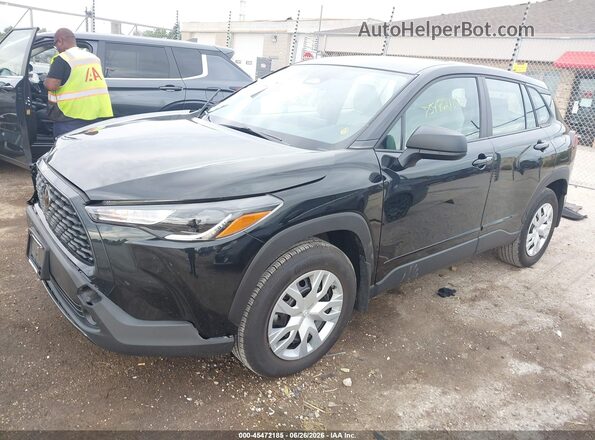 7MUAAABG9PV044769 2023 TOYOTA COROLLA CROSS Black წინა მარცხენა ხედი სამი მეოთხედიდან