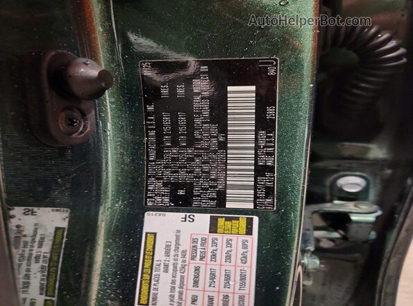 7MUBAABG1SV122829 2025 TOYOTA COROLLA Green 