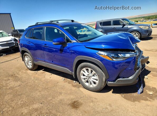 7MUCAAAG8PV059032 2023 TOYOTA COROLLA Blue Delantero derecho
