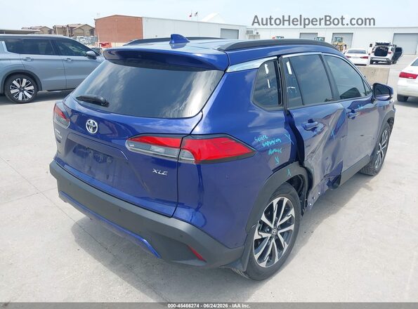 7MUDAAAG5PV065083 2023 TOYOTA COROLLA CROSS Синий Задняя правая четверть