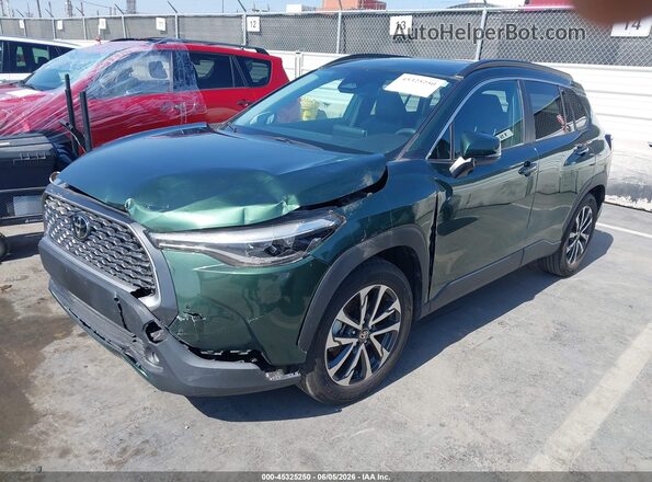 7MUDAAAG5RV074126 2024 TOYOTA COROLLA CROSS Green Передня ліва чверть
