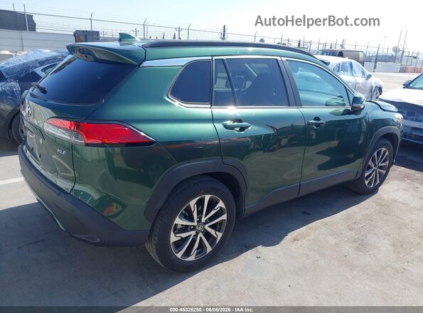 7MUDAAAG5RV074126 2024 TOYOTA COROLLA CROSS Green Задня права чверть