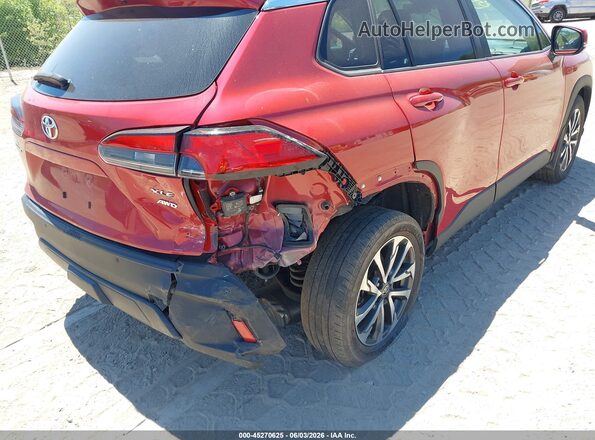 7MUDAABG2PV072653 2023 TOYOTA COROLLA CROSS Red Вид спереду