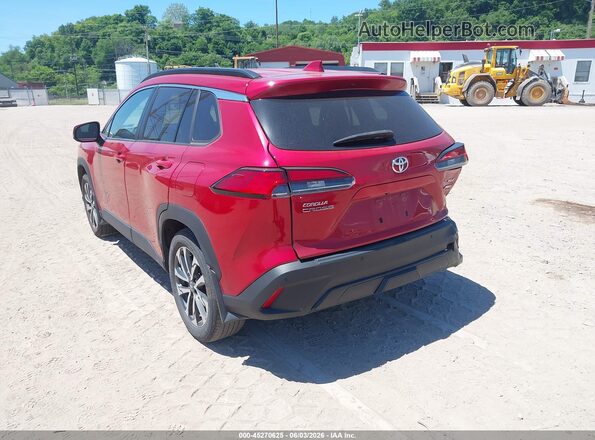 7MUDAABG2PV072653 2023 TOYOTA COROLLA CROSS Red Задня ліва чверть