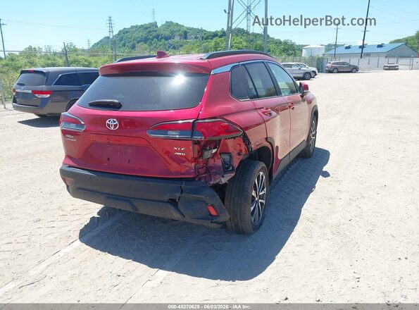 7MUDAABG2PV072653 2023 TOYOTA COROLLA CROSS Red Задня права чверть