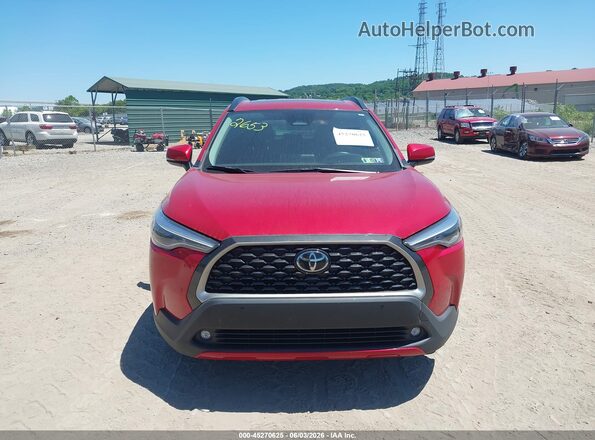 7MUDAABG2PV072653 2023 TOYOTA COROLLA CROSS Red Вид щитка приладів