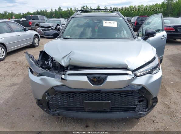 7MUFBABG2PV009946 2023 TOYOTA COROLLA CROSS HYBRID Silver წინა ხედი