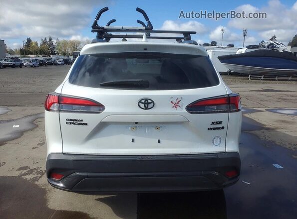 7MUFBABG2RV024725 2024 TOYOTA COROLLA White უკანა ხედი