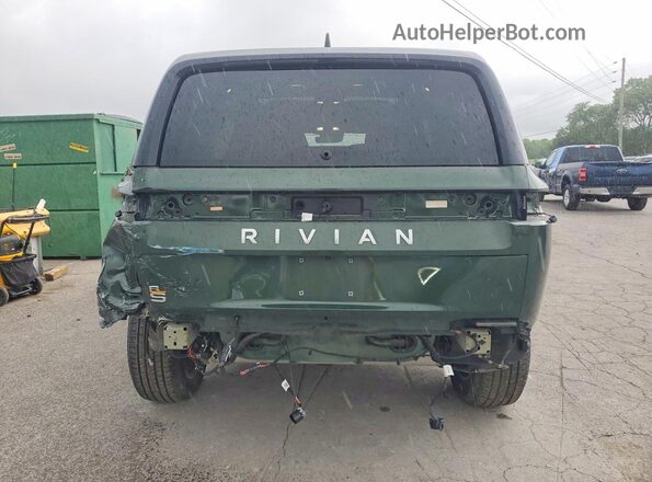 7PDSGABA0PN005642 2023 RIVIAN R1S Зеленый Вид сзади