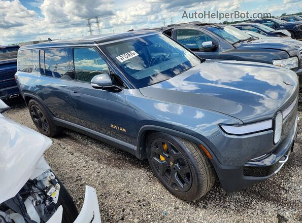 7PDSGABA1PN023602 2023 RIVIAN R1S Серый Передняя правая четверть