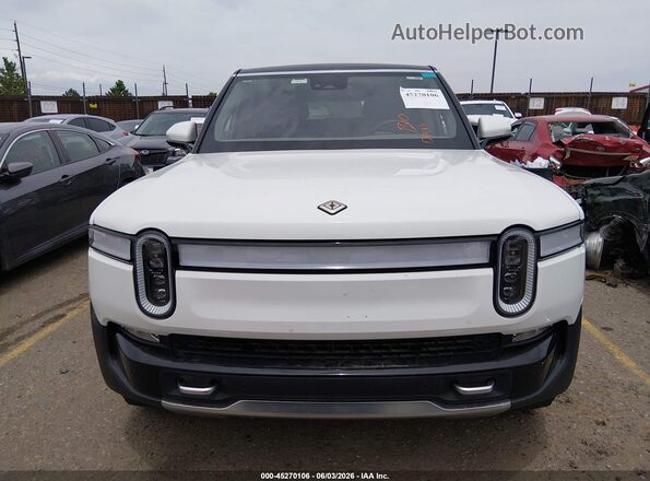 7PDSGABA6PN004916 2023 RIVIAN R1S White Вид щитка приладів