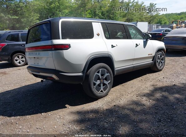 7PDSGABA6RN042505 2024 RIVIAN R1S White Задня права чверть